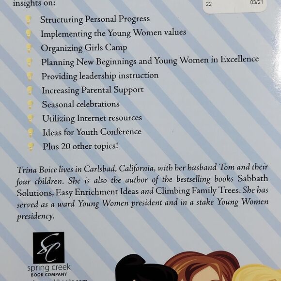 🔺️NWOT Bright Ideas for Young Women Leaders Paperback Book - Picture 3 of 4